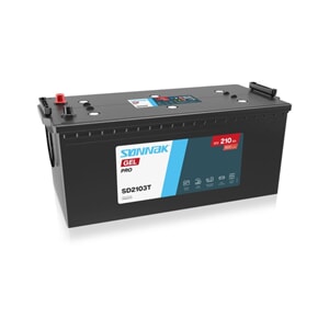 SD2103T | Batteri | GEL PRO | Sønnak | 210 Ah