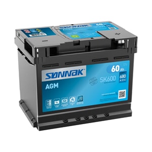 SK600 | Batteri | AGM | Sønnak | 60 Ah
