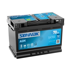 SK700 | Batteri | AGM | Sønnak | 70 Ah