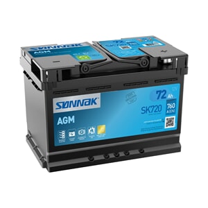 SK720 | Batteri | AGM | Sønnak | 72 Ah