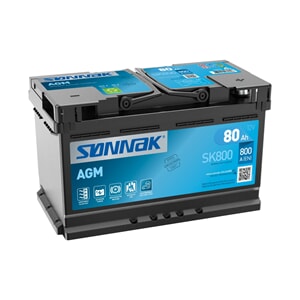 SK800 | Batteri | AGM | Sønnak | 80 Ah