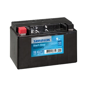 SK091 | Batteri | Auxiliary | Sønnak | 9 Ah