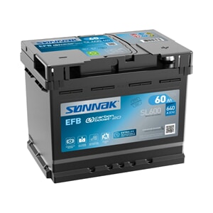 SL600 | Batteri | EFB | Sønnak | 60 Ah