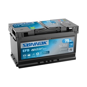SL752 | Batteri | EFB | Sønnak | 75 Ah
