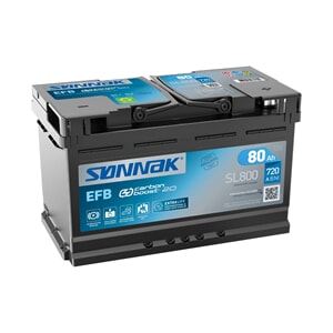 SL800 | Batteri | EFB | Sønnak | 80 Ah
