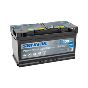 SA1000 | Batteri | Powerline | Sønnak | 100 Ah