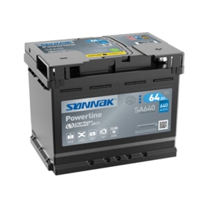 SA640 | Batteri | Powerline | Sønnak | 64 Ah