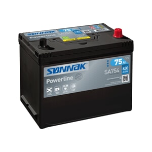 SA754 | Batteri | Powerline | Sønnak | 75 Ah