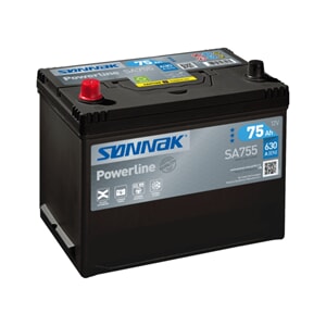SA755 | Batteri | Powerline | Sønnak | 75 Ah