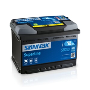 SB740 | Batteri | Superline | Sønnak | 74 Ah