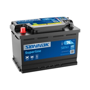 SB741 | Batteri | Superline | Sønnak | 74 Ah