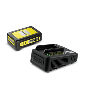 Startsett Hurtiglader og Batteri 18V 2,5Ah Home & Garden