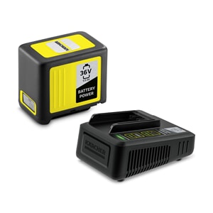 Startsett Hurtiglader og Batteri 36V 5,0Ah Home & Garden
