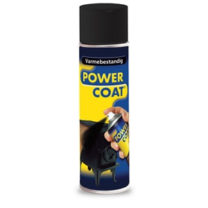 Power Coat | Varmebestandig Spray | 500 ml | Svart