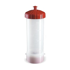 Flaske 0,65L Rød For moppesystem Gulvvask